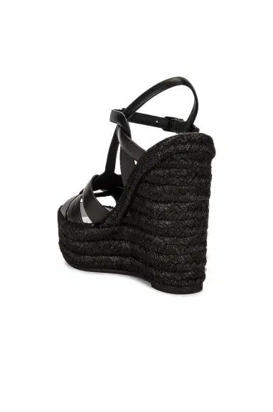 Saint Laurent Tribute Espadrille Wedge Sandals | Thumbnail 3