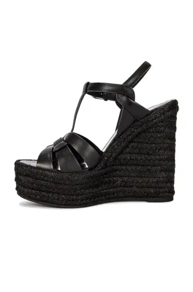Saint Laurent Tribute Espadrille Wedge Sandals | Thumbnail 5