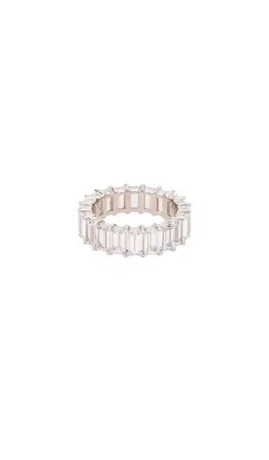 The M Jewelers NY The Emerald Cut Pave Ring | Thumbnail 1