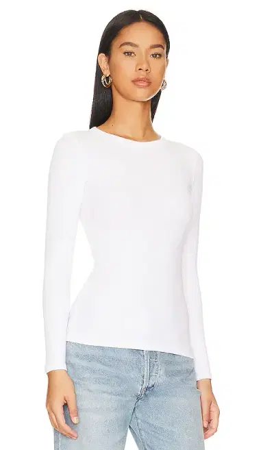 Enza Costa Textured Knit Crew Top | Thumbnail 2 Enza Costa Textured Knit Crew Top | Thumbnail 2
