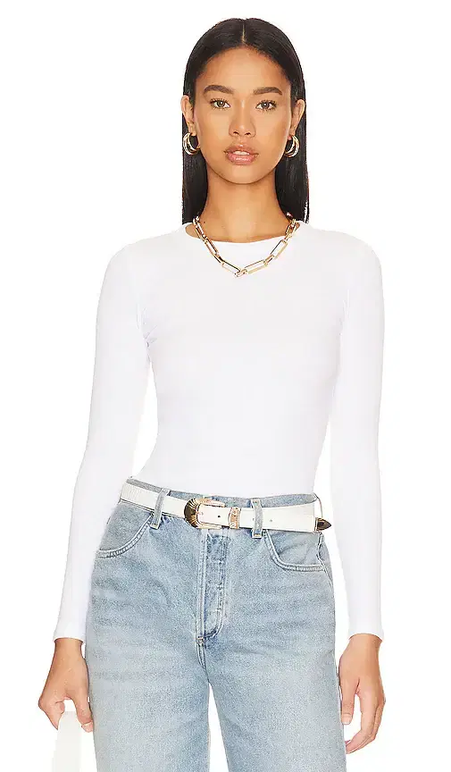 Textured Knit Crew Top