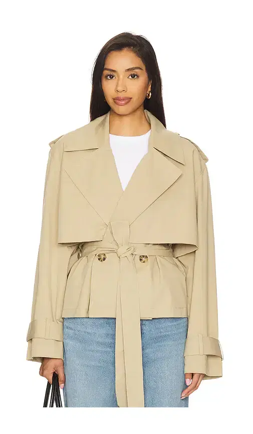 Joe's Jeans Liz Cropped Trench Coat