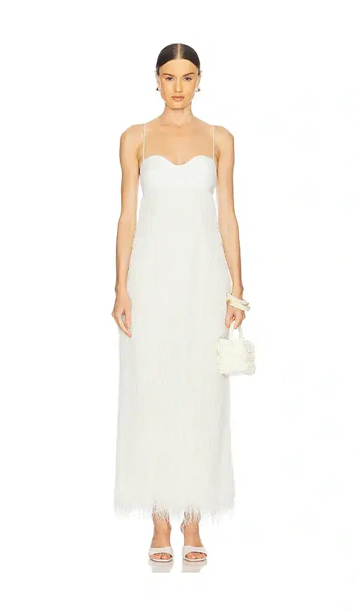 CLEA Selene Fringe Longline Dress