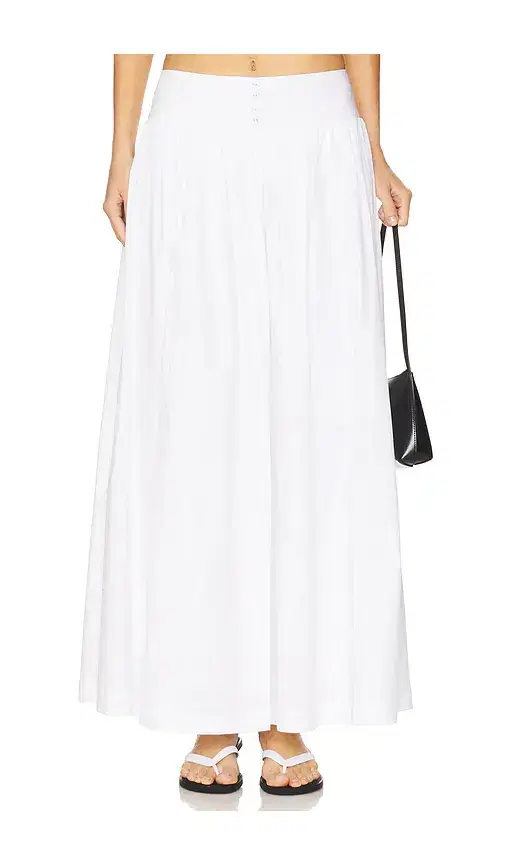 Drop Waist Maxi Skirt