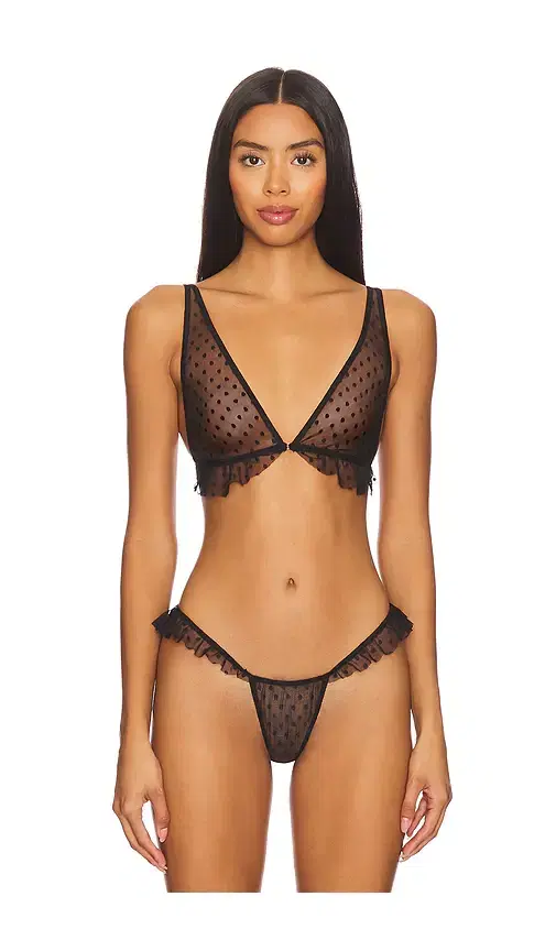 Side Ruffle Bralette