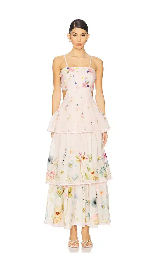 LA FUORI Garden Gala Tier Dress