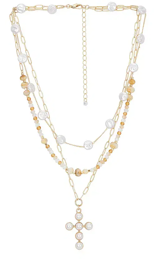 8 Other Reasons Cross Layered Necklace