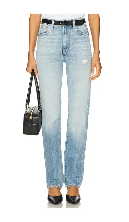 GRLFRND Sara Super High Rise Straight Jeans