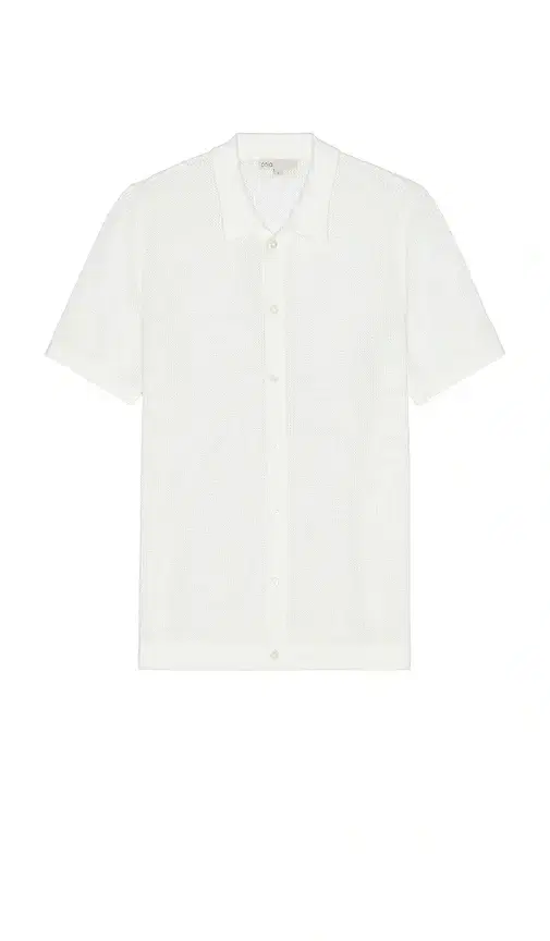 onia Crochet Knit Button Up Shirt