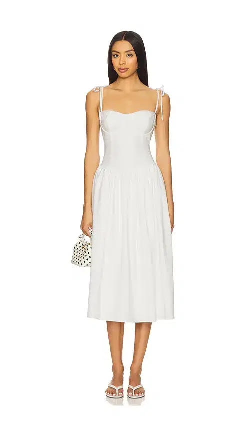 MORE TO COME Theresa Midi Corset Dress