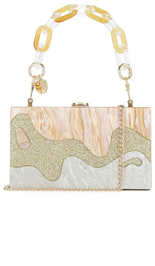 olga berg Erika Acrylic Wave Bag