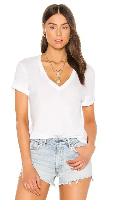 COTTON CITIZEN Classic V Neck Tee | Thumbnail 1 COTTON CITIZEN Classic V Neck Tee | Thumbnail 1
