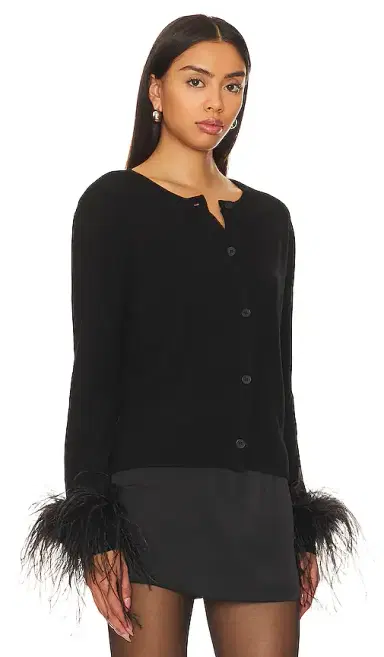 Rue Sophie Shushu Feather Cardigan | Thumbnail 2