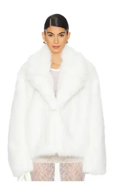 Aniye Records Lana Faux Fur Jacket | Thumbnail 1
