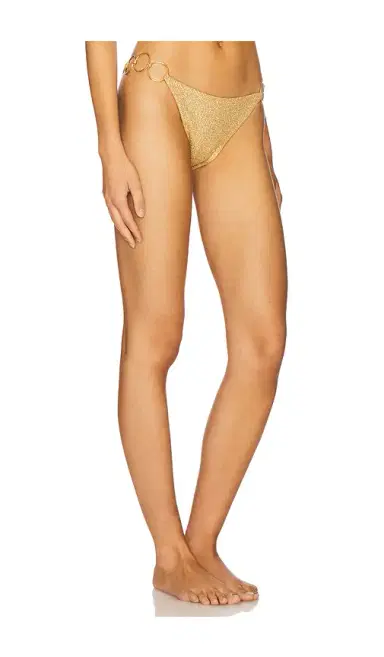 Luli Fama Golden Sunset Ring Brazilian Bikini Bottom | Thumbnail 2