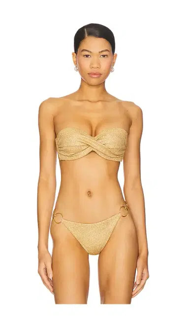 Luli Fama Golden Sunset Underwire Push Up Bikini Top | Thumbnail 1