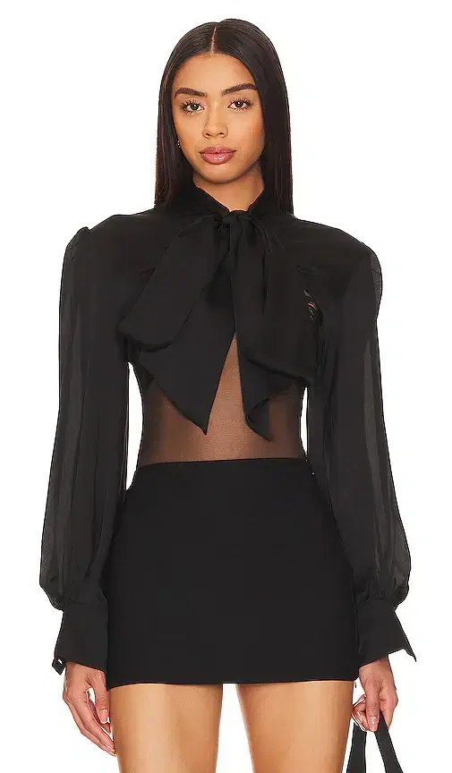Pussy Bow Shrug
