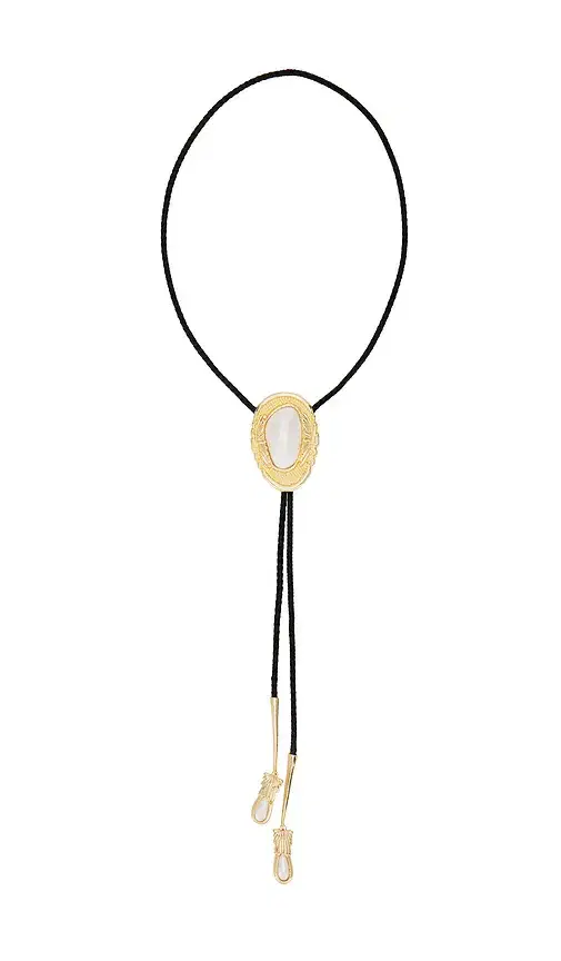 petit moments Dolly Bolo Tie Necklace