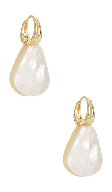 Ettika Mother Of Pearl Drop Earrings | Thumbnail 1 Ettika Mother Of Pearl Drop Earrings | Thumbnail 1