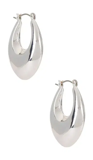 Ettika Open Teardrop Hoop Earrings | Thumbnail 1 Ettika Open Teardrop Hoop Earrings | Thumbnail 1