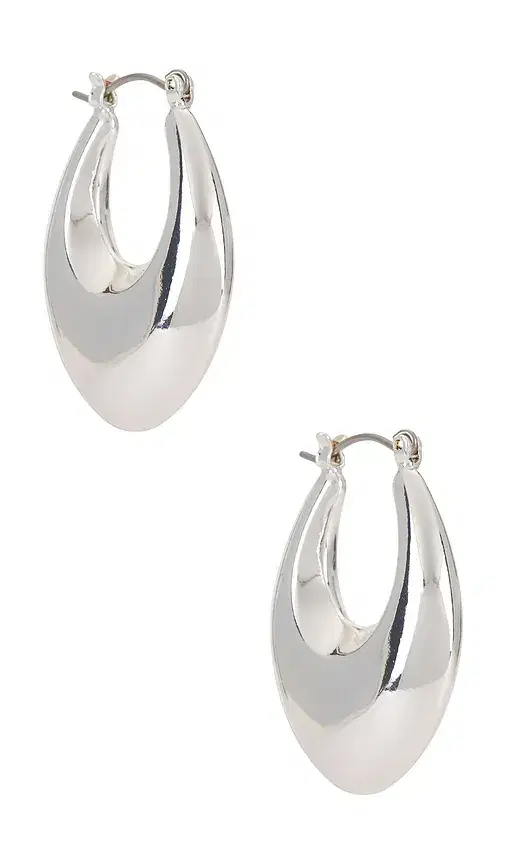 Ettika Open Teardrop Hoop Earrings