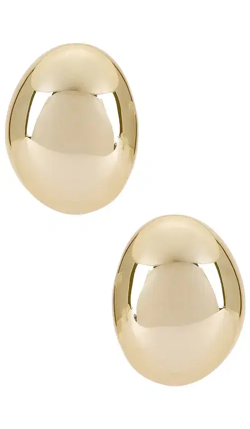 Ettika Smooth Dome Earrings