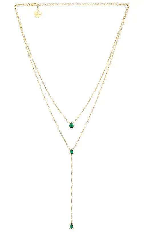 BRACHA Esmeralda Lariat Necklace