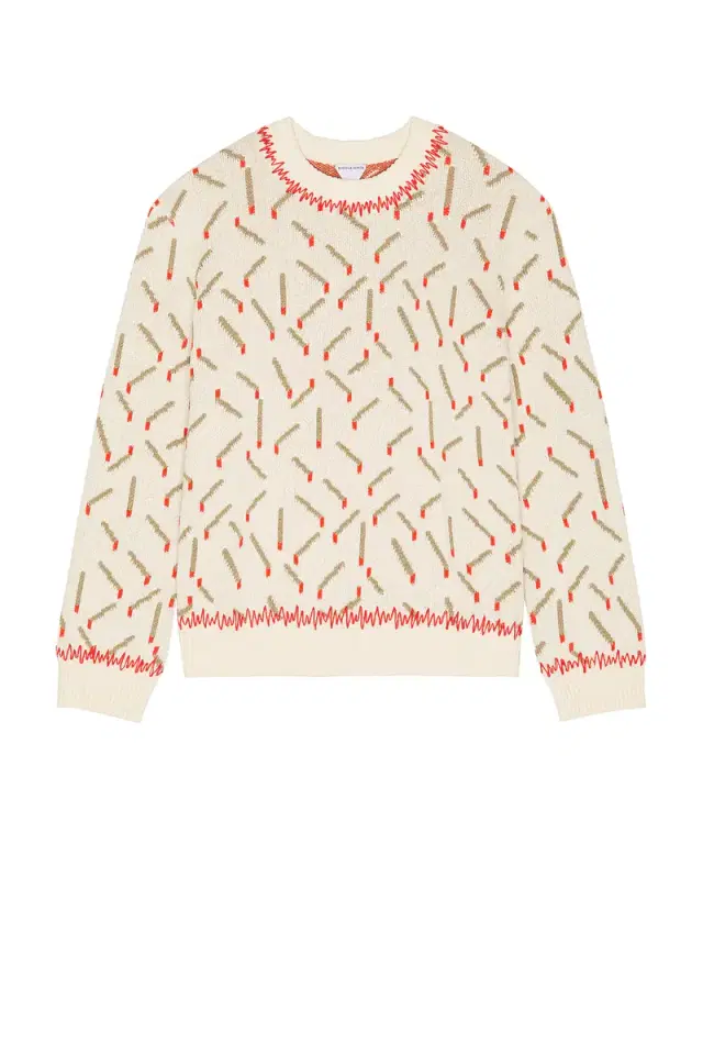 Bottega Veneta Cotton Jacquard Matches Sweater