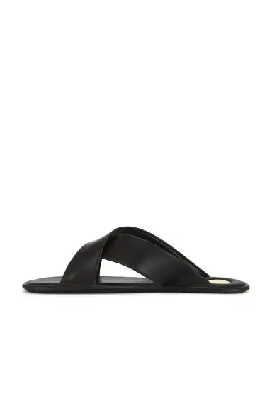 Saint Laurent Talha Flat Sandal | Thumbnail 5 Saint Laurent Talha Flat Sandal | Thumbnail 5