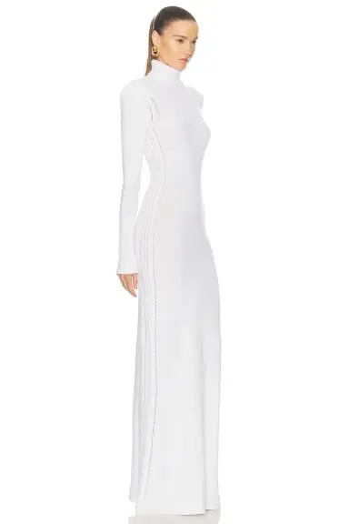 TOM FORD Turtleneck Long Dress | Thumbnail 2