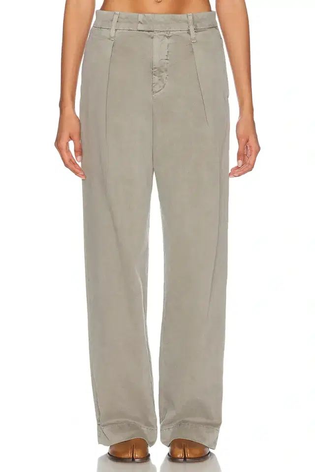SLVRLAKE Wide Pleat Chino Pant