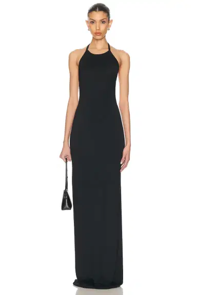 ÉTERNE Vivian Halter Maxi Dress | Thumbnail 2