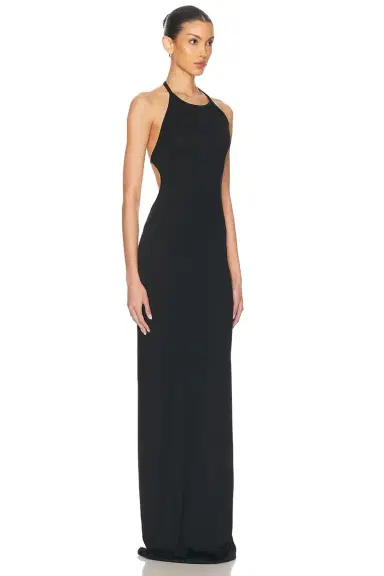 ÉTERNE Vivian Halter Maxi Dress | Thumbnail 3