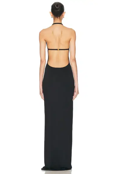 ÉTERNE Vivian Halter Maxi Dress | Thumbnail 4