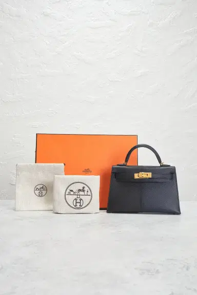 HERMÈS Casaque Veau Epsom Kelly 20 Handbag | Thumbnail 10