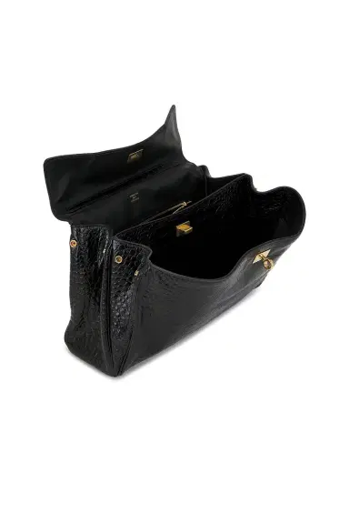 Balenciaga Rodeo Embossed Croc Medium Top Handle Bag | Thumbnail 6 Balenciaga Rodeo Embossed Croc Medium Top Handle Bag | Thumbnail 6