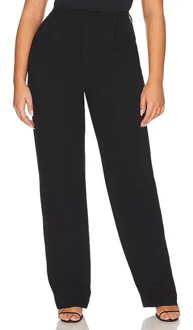 Good American Luxe Suiting Column Trouser | Thumbnail 2 Good American Luxe Suiting Column Trouser | Thumbnail 2
