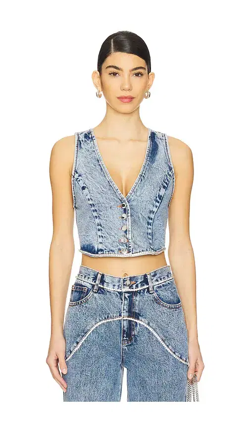 retrofete Jordi Denim Vest