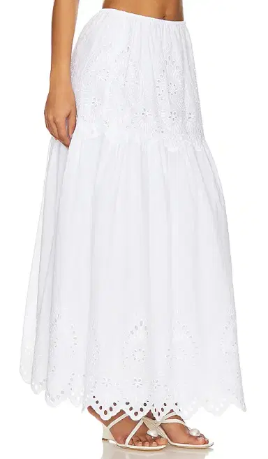 LPA Francesca Eyelet Maxi Skirt | Thumbnail 2
