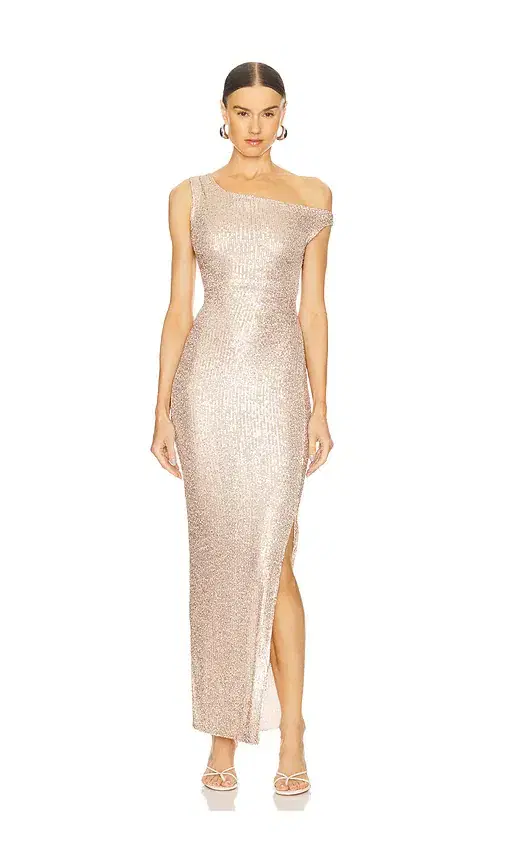 Norma Kamali Drop Shoulder Gown