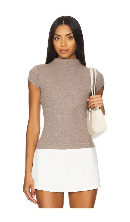 Geel Gem Cap Sleeve Top
