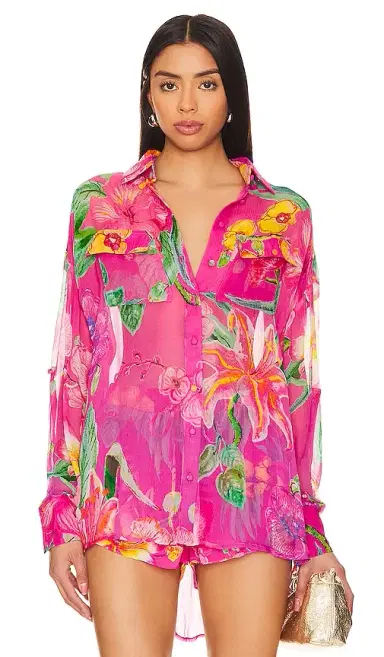 ROCOCO SAND Megan Button Up Shirt | Thumbnail 2