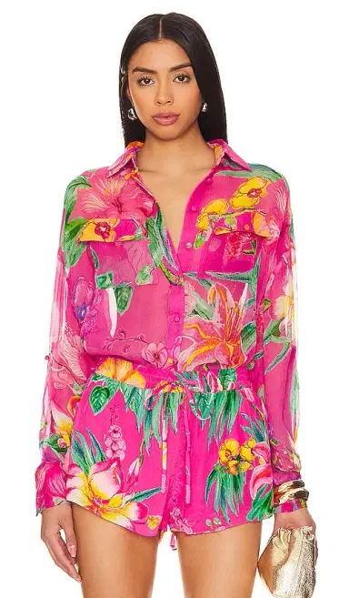 ROCOCO SAND Megan Button Up Shirt | Thumbnail 1