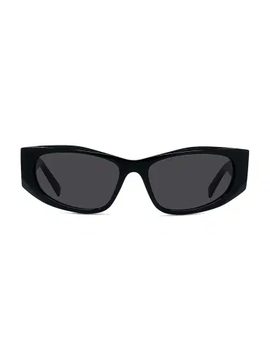 Givenchy Women's GV Day 56MM Cat-Eye Sunglasses - Shiny Black Smoke | Thumbnail 2 Givenchy Women's GV Day 56MM Cat-Eye Sunglasses - Shiny Black Smoke | Thumbnail 2