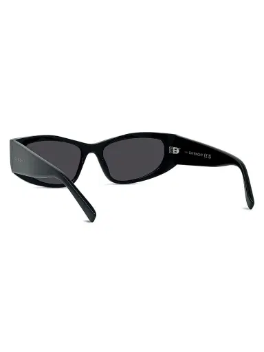 Givenchy Women's GV Day 56MM Cat-Eye Sunglasses - Shiny Black Smoke | Thumbnail 4 Givenchy Women's GV Day 56MM Cat-Eye Sunglasses - Shiny Black Smoke | Thumbnail 4