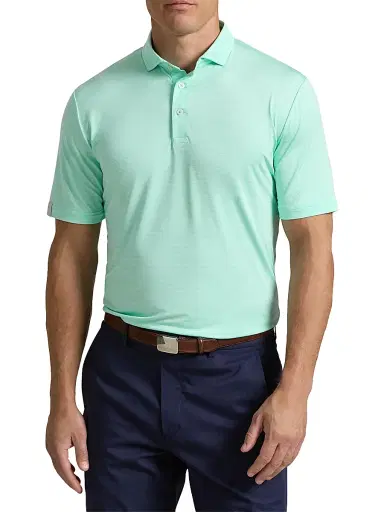 RLX Ralph Lauren Men's RLX Stretch Polo Shirt - Light Mint Ceramic - Size XXL | Thumbnail 3