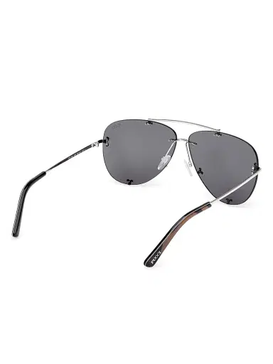 PUCCI Women's 61MM Aviator Sunglasses - Silver Black Smoke | Thumbnail 6 PUCCI Women's 61MM Aviator Sunglasses - Silver Black Smoke | Thumbnail 6