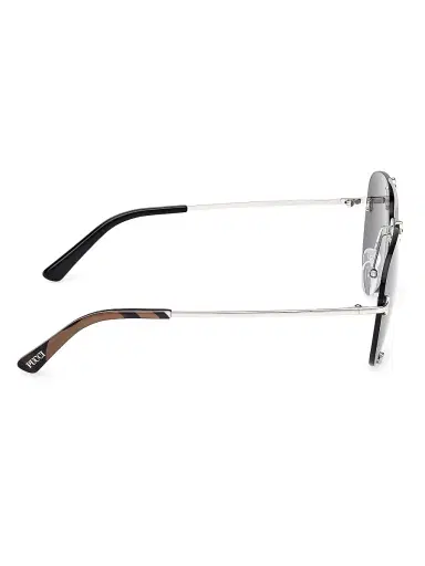 PUCCI Women's 61MM Aviator Sunglasses - Silver Black Smoke | Thumbnail 7 PUCCI Women's 61MM Aviator Sunglasses - Silver Black Smoke | Thumbnail 7