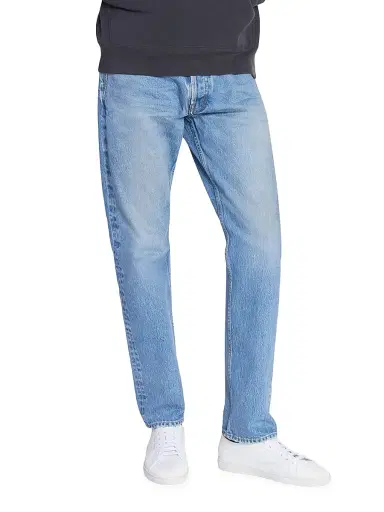Saint Laurent Men's Mick Long Jeans in Denim - Nonza Blue - Size 33 | Thumbnail 3