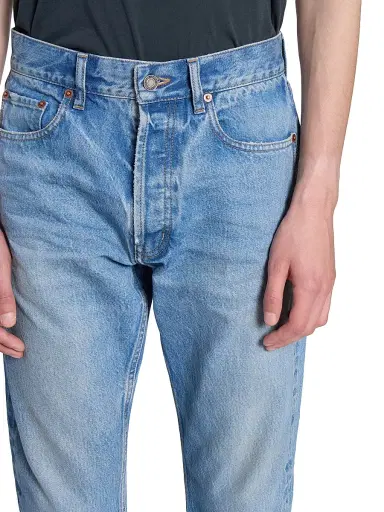 Saint Laurent Men's Mick Long Jeans in Denim - Nonza Blue - Size 33 | Thumbnail 6